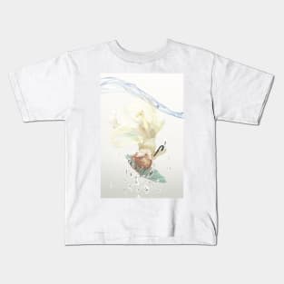 Bubbles and Rain Kids T-Shirt